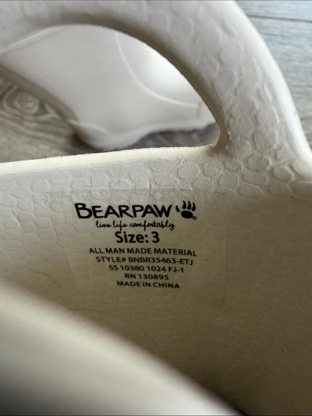 BearPaw Kids Cream Pull-On Rain Boots with Easy Handles